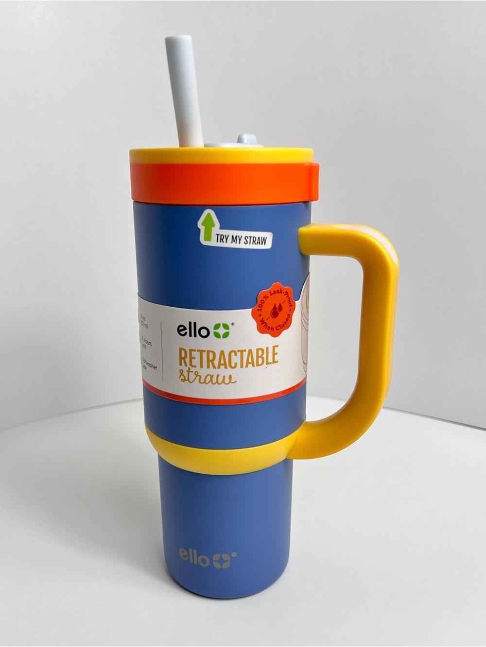 Ello 18oz Retractable Straw Tumbler